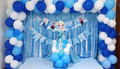 ❄️ BLUE & WHITE WINTER PRINCESS BIRTHDAY DECORATION KIT