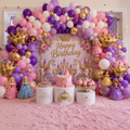 👑💜 PRINCESS • CASTLE • PINK &amp; PURPLE BIRTHDAY DECORATION KIT