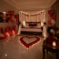 ❤️🌹 RED &amp; WHITE ROMANTIC ANNIVERSARY DECORATION KIT