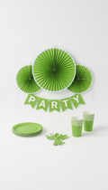 Apple Green party tableware set